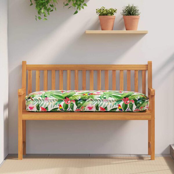 vidaXL Almofada Floral Multicolor 120 x 50 x 12 cm Tecido Oxford