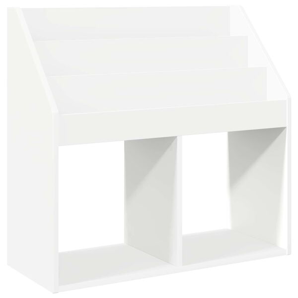 vidaXL Estante Infantil Branco 72,5 x 29,5 x 69 cm Madeira processada