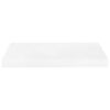 vidaXL Prateleiras de parede suspensas 4 pcs 50x23x3,8cm MDF branco