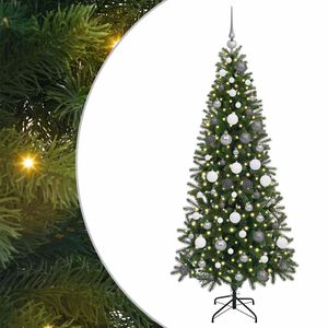 vidaXL &Aacute;rvore de Natal Artificial Verde 180 cm PE e PVC