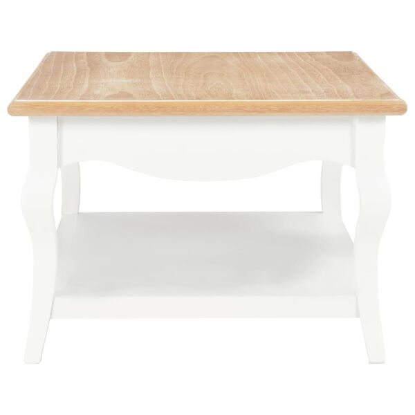 vidaXL Mesa de centro 110x60x40 cm MDF branco