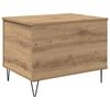 vidaXL Mesa de centro Carvalho Artesanal 60 x 44,5 x 45 cm