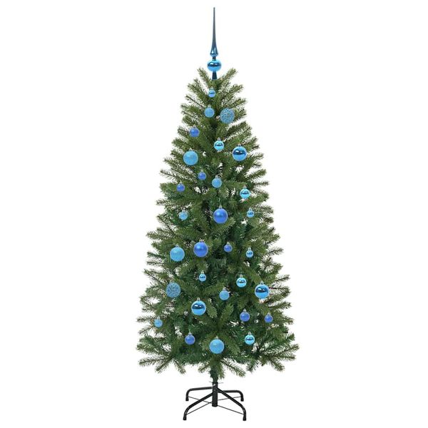 vidaXL &Aacute;rvore de Natal Artificial com 150 LEDs Verde 150 cm PE e PVC