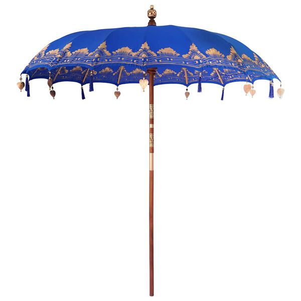 vidaXL Parasol Balin&ecirc;s Azul 215 x 215 x 260 cm