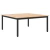 vidaXL Mesa de centro Natural 100 x 100 x 45 cm