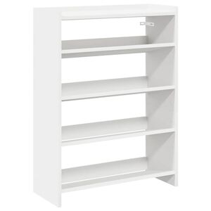 vidaXL Sapateira 60x25x81 cm derivados de madeira branco