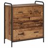 vidaXL Buffet Madeira antiga 97 x 33 x 81 cm Derivados de Madeira