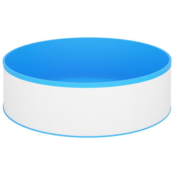 vidaXL Piscina Splasher c/ skimmer suspenso e bomba 350x90cm branco