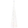 vidaXL Cone de ilumina&ccedil;&atilde;o decorativo c/ LEDs multicor acr&iacute;lico 90 cm