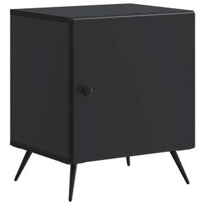 vidaXL Arm&aacute;rio de Cabeceira Preto 43 x 34,5 x 50 cm