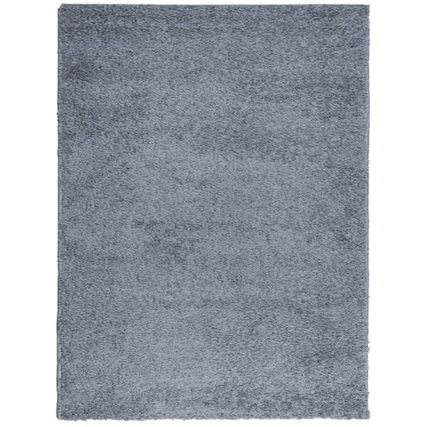 vidaXL Tapete shaggy de pelo alto PAMPLONA 300x400 cm azul