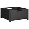 vidaXL Fire Pit Preto 60 x 60 x 30 cm A&ccedil;o