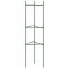 vidaXL Suportes para tomateiros 4 pcs 116 cm a&ccedil;o e PP