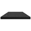 vidaXL Estante de Prateleira 4 pcs Preto 60 x 20 x 1,5 cm