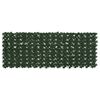 vidaXL Tela de Varanda com Folhas Verde-Escuro 200 x 75 cm