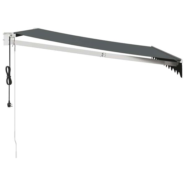 vidaXL Toldo retr&aacute;til autom&aacute;tico 3,5x2,5 m antracite
