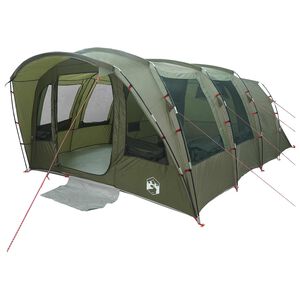 vidaXL Tenda t&uacute;nel 427 x 315 x 178 cm Verde-Azeitona Poli&eacute;ster e A&ccedil;o
