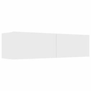 vidaXL M&oacute;vel de TV 120x30x30 cm contraplacado branco