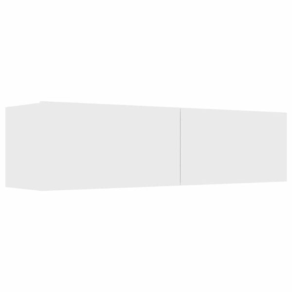 vidaXL Móvel de TV 120x30x30 cm contraplacado branco