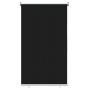 vidaXL Persiana Rol&ocirc; Externa com Bloco de 90% UV Preto 80 x 140 cm