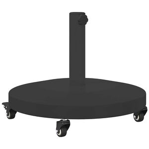 vidaXL Base para chap&eacute;u de sol 24.45 kg Preto Redondo Ajust&aacute;vel