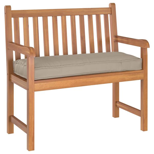 vidaXL Almofada Cinzento-acastanhado 100 x 40 x 8 cm Tecido Oxford