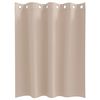 vidaXL Cortinas Blackout com Argolas 2 pcs Cinzento-acastanhado