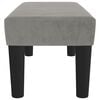 vidaXL Banco 70x30x30 cm veludo cinzento-claro