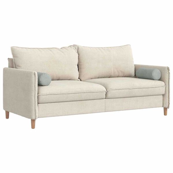 vidaXL Almofadas de Apoio 2 pcs Cinzento-claro Ø 15 x 40 cm