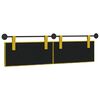 vidaXL Cabeceira Suspensa Amarelo 190 x 55 x 7 cm Veludo