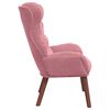 vidaXL poltrona Rosa 69 x 74 x 93 cm Veludo