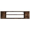 vidaXL Armário TV suspenso 100x30x26,5 deriv. madeira carvalho fumado