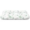 vidaXL Almofad&atilde;o para sof&aacute; de paletes 50x40x12 cm tecido padr&atilde;o folhas