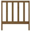 vidaXL Cabeceira de cama 81x4x100 cm pinho maci&ccedil;o castanho mel