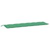 vidaXL Almofadões banco jardim 2 pcs 200x50x7cm tecido oxford verde