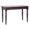 vidaXL Secret&aacute;ria com 3 gavetas 117x57x75 cm madeira de mogno maci&ccedil;a
