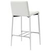vidaXL 3 pcs conjunto de bar couro artificial branco