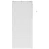 vidaXL Cortina Veneziana Branco 100 x 250 cm 35 mm