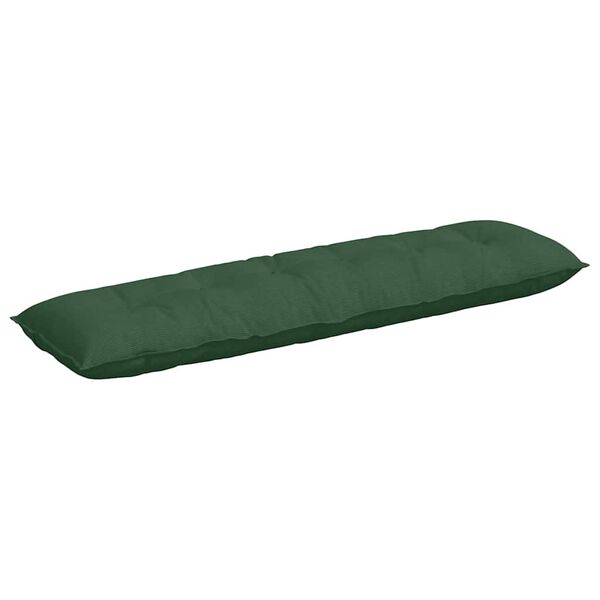 vidaXL Travesseiro para Costas Verde Selva 180 x 50 cm