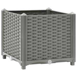 vidaXL Canteiro elevado 40x40x38 cm polipropileno