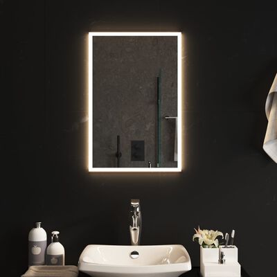 vidaXL Espelho de casa de banho com luzes LED 40x60 cm