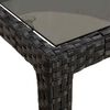 vidaXL Mesa de Jantar para Jardim Preto 150 x 90 x 75 cm