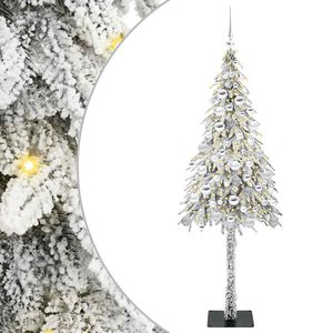 vidaXL &Aacute;rvore de Natal com 300 LEDs com suporte Branco 180 cm PE e A&ccedil;o