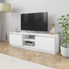 vidaXL M&oacute;vel de TV 120x30x35,5 cm contraplacado branco