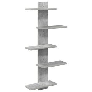 vidaXL Prateleira Flutuante de Parede Cinzento Cimento