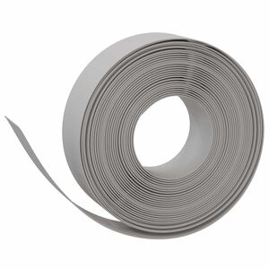 vidaXL Bordas de jardim 25 m 15 cm PE Cinzento
