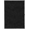 vidaXL Tapete shaggy de pelo alto PAMPLONA 140x200 cm preto