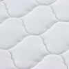 vidaXL Topper de Coco Branco 100 x 200 cm Tecido Jacquard