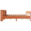 vidaXL Cama sem colch&atilde;o 200x200 cm pinho maci&ccedil;o castanho-mel