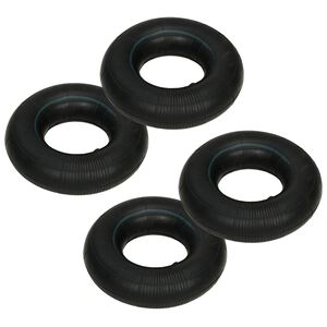 vidaXL C&acirc;mara-de-ar p/ carrinho de carga 4 pcs 3,00-4 260x85 borracha